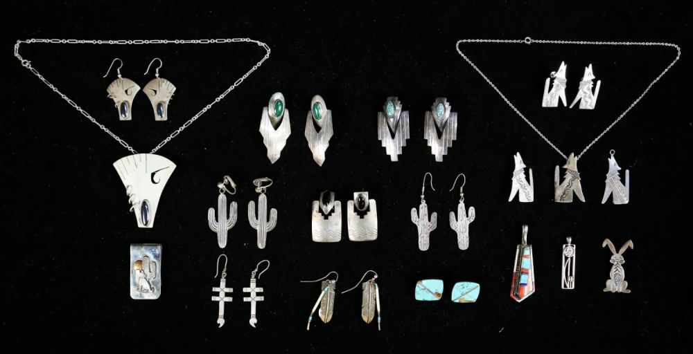 Lot 364: Lot of Native American Sterling Jewelry