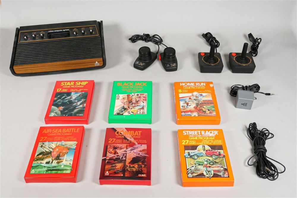 Lot 385: Atari 2600 Console & Games