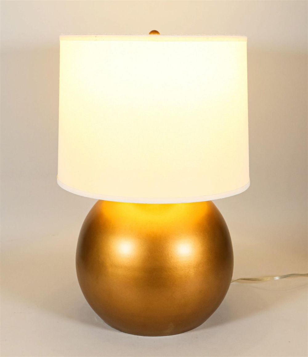 Lot 395: Metallic Table Lamp