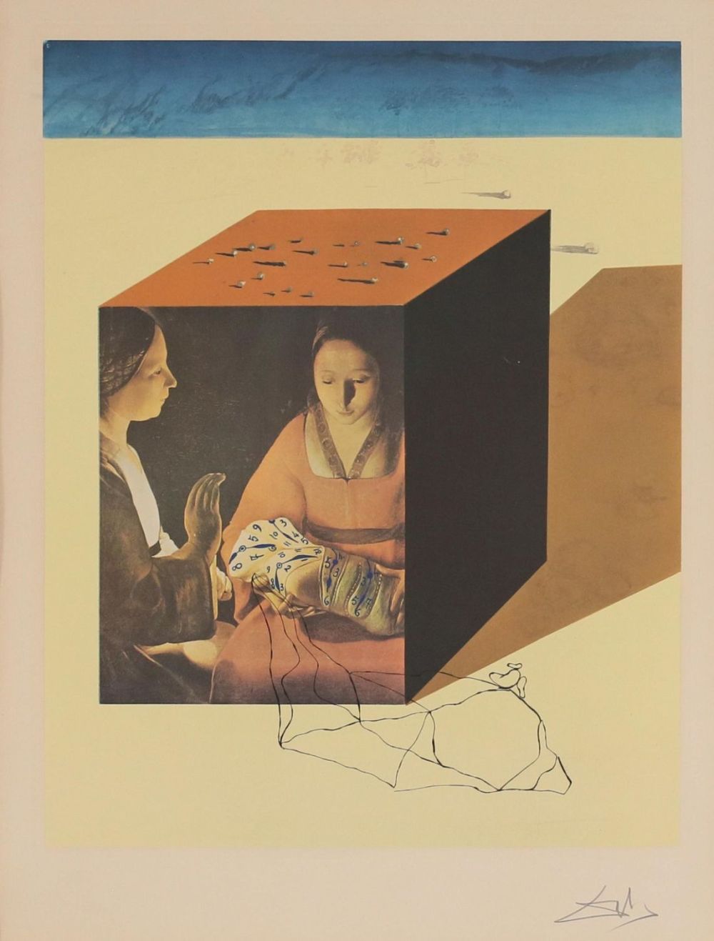 Lot 188: After Salvador Dali Etching / Lithograph