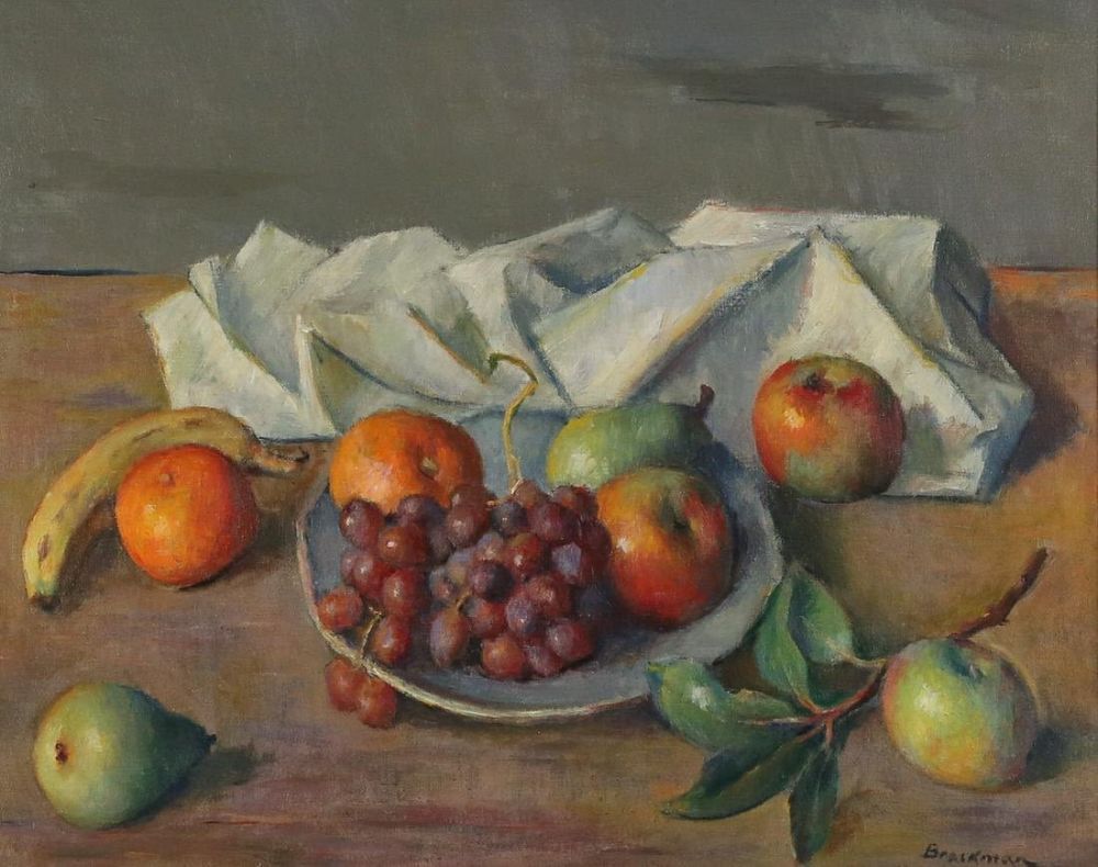 Lot 198: Robert Brackman Oil on Canvas Still Life