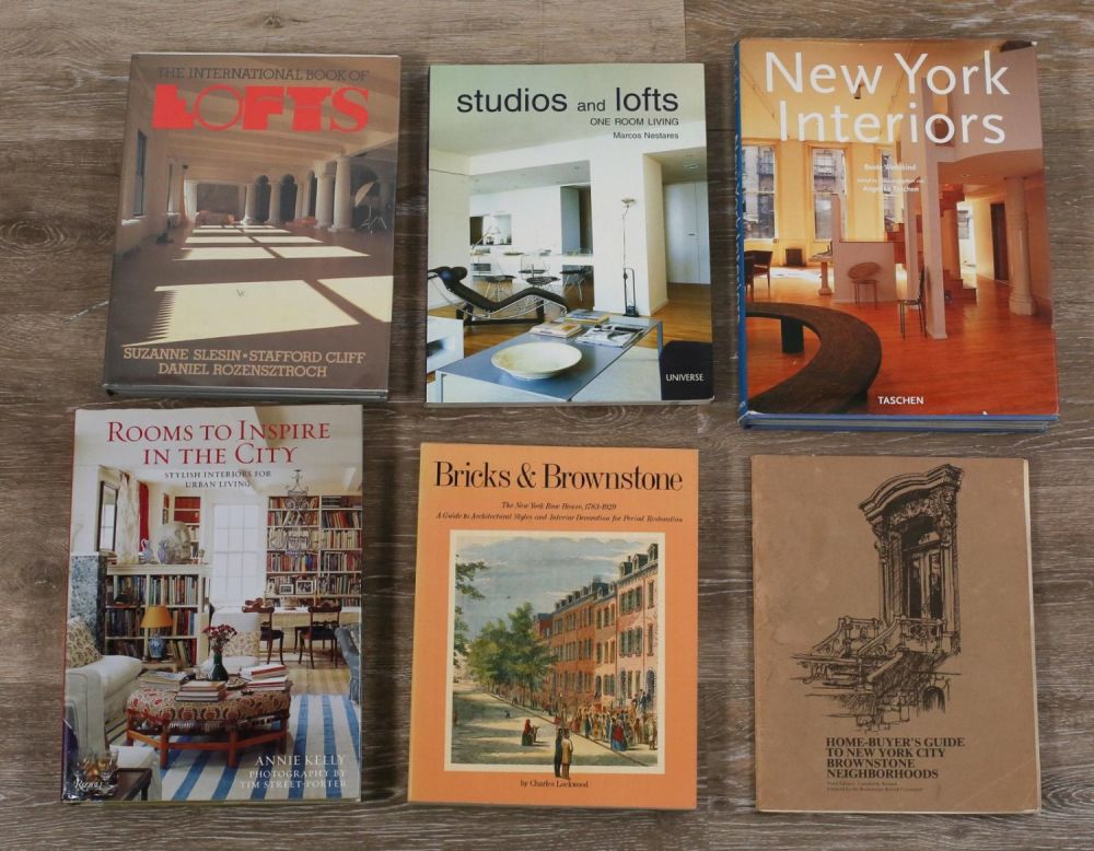 Lot 299: 6 Books on New York City Interiors and Living