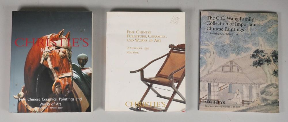Lot 301: 3 Chinese Art Auction Catalogues