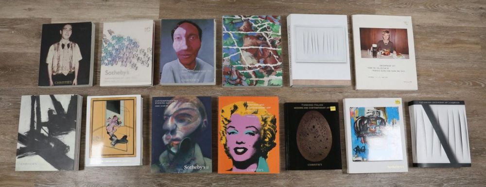 Lot 302: 13 Post War & Contemporary Art Auction Catalogues