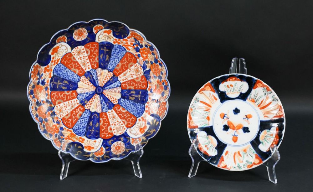 Lot 315: Two Imari Porcelain Dishes