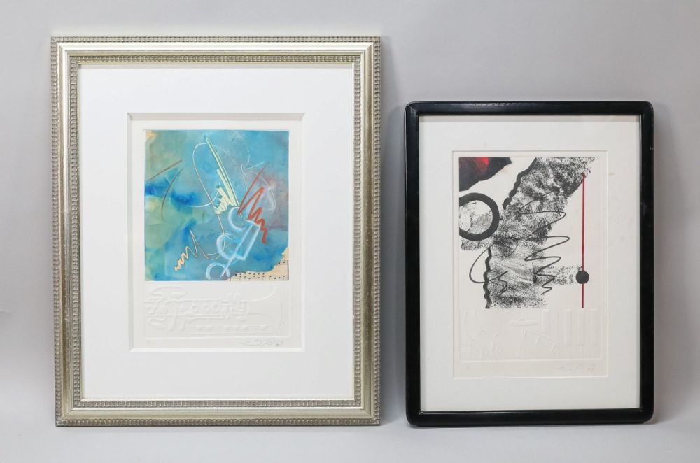 Lot 333: 2 Joseph Borg Monoprints