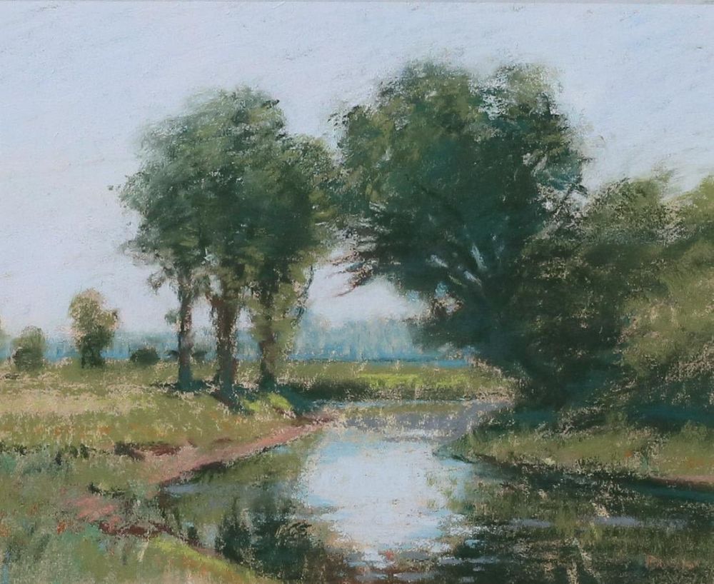 Lot 338: Bruce Busko Pastel on Paper After Edward Gay