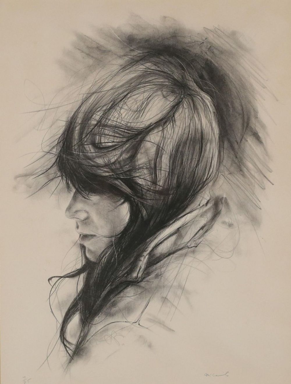 Lot 342: Harry McCormick Lithograph Wind