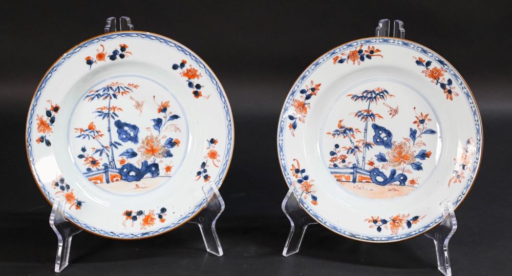 Lot 350: 2 Chinese Export Porcelain Bowls