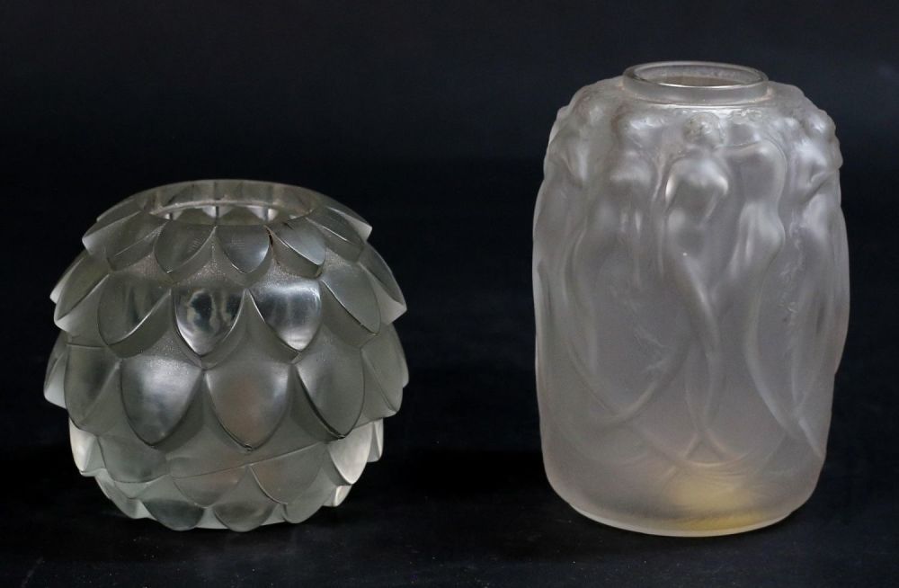 Lot 369: 2 Rene Lalique Perfume Burners