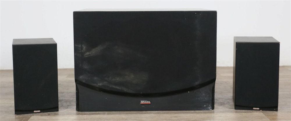 Lot 344: Dynaudio Sub-30A Subwoofer and No. 42 Speakers