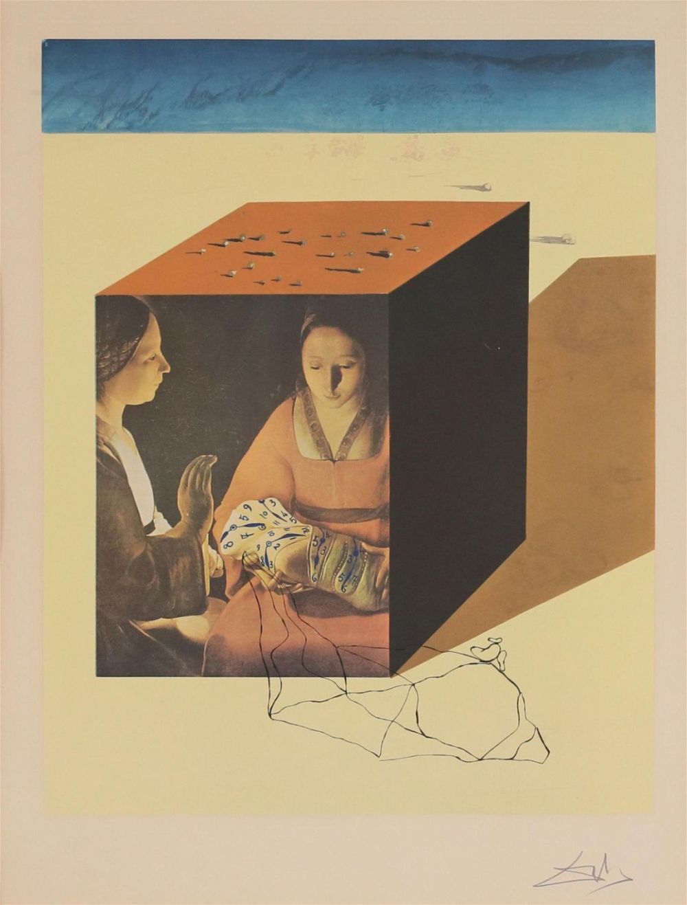 Lot 249: After Salvador Dali Etching / Lithograph