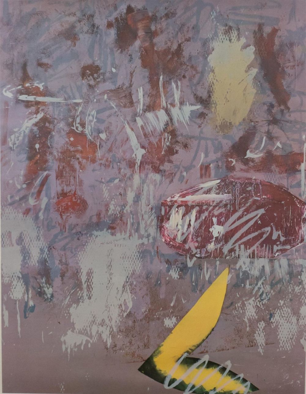 Lot 250: Signed John Walker Lithograph 1972 89/100