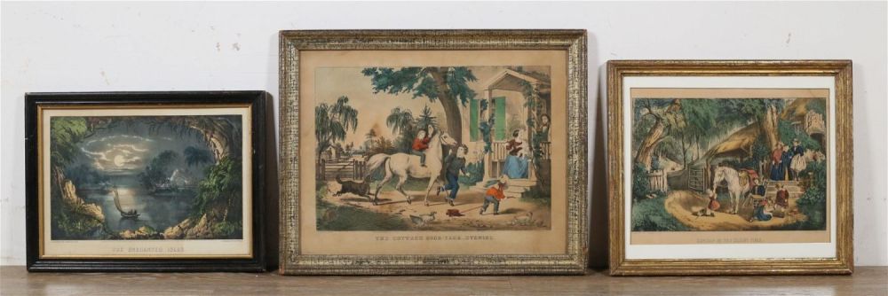 Lot 152: 3 Currier & Ives Lithographs