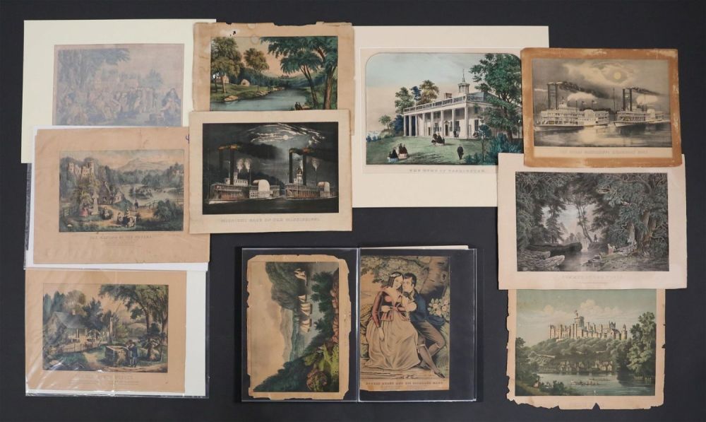 Lot 153: Lot of Currier & Ives Lithographs