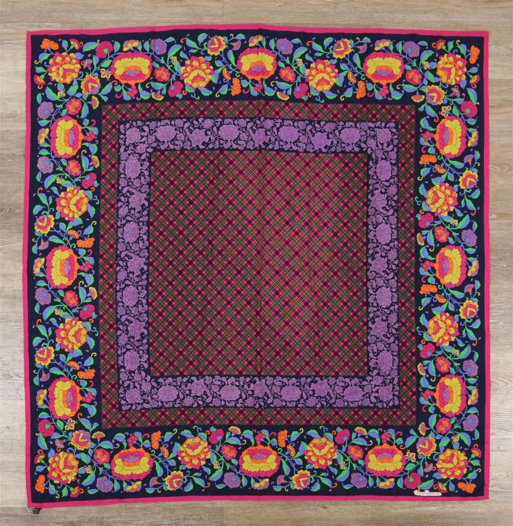 Lot 286: Vintage Gianni Versace Floral Scarf