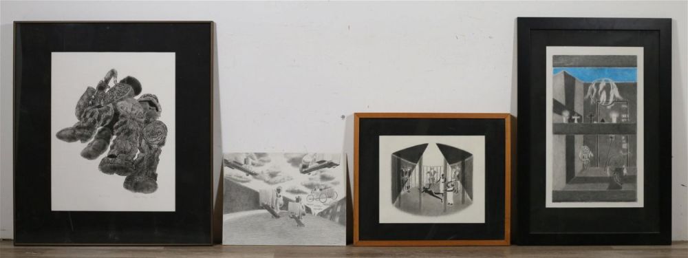 Lot 307: Four Works of Art by Steve Mayo