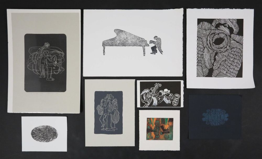 Lot 308: Lot of 8 Prints by Steve Mayo