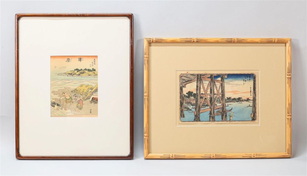 Lot 156: 2 Japanese Woodblock Prints