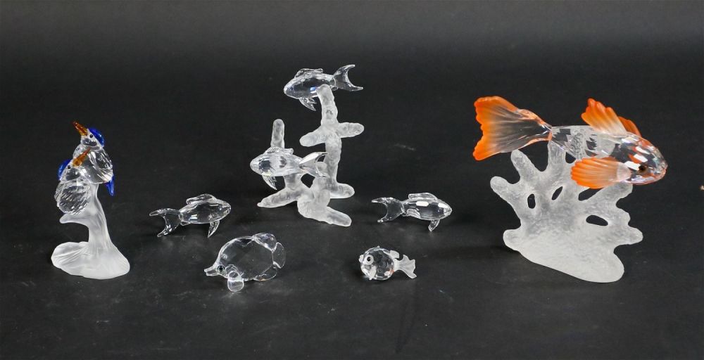 Lot 195: 5 Swarovski Crystal Figurines