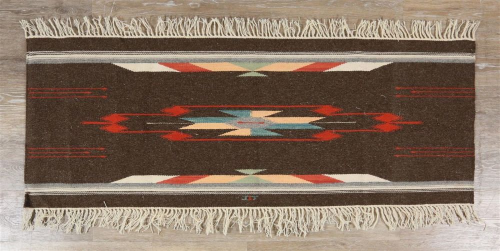 Lot 220: Navajo Style Wool Area Rug