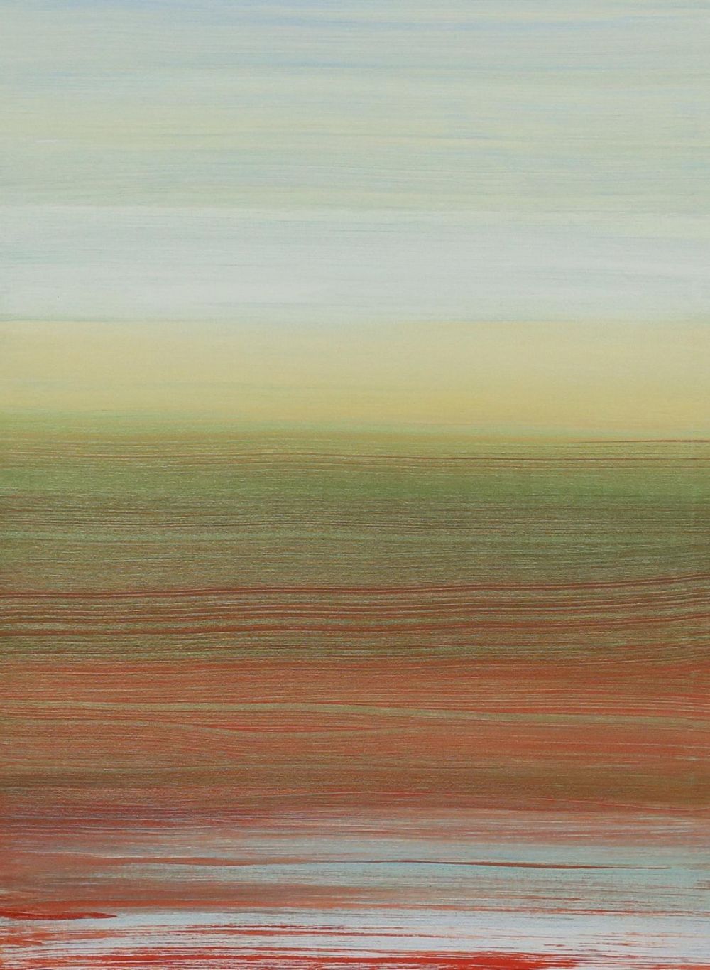 Lot 228: Stanley Lindwasser Acrylic on Canvas Abstract