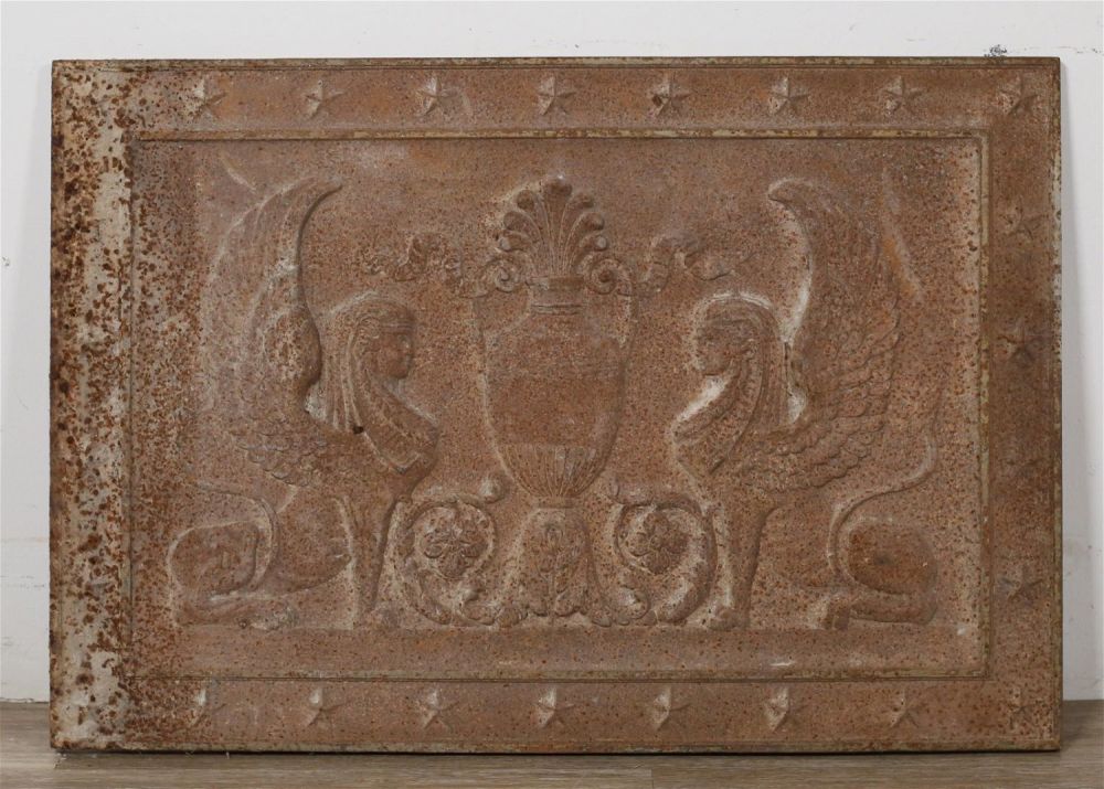 Lot 250: Egyptian Revival Fireback