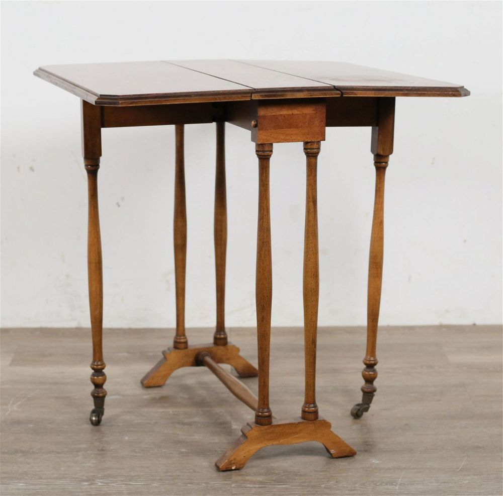 Lot 260: Brandt Drop Leaf Side Table