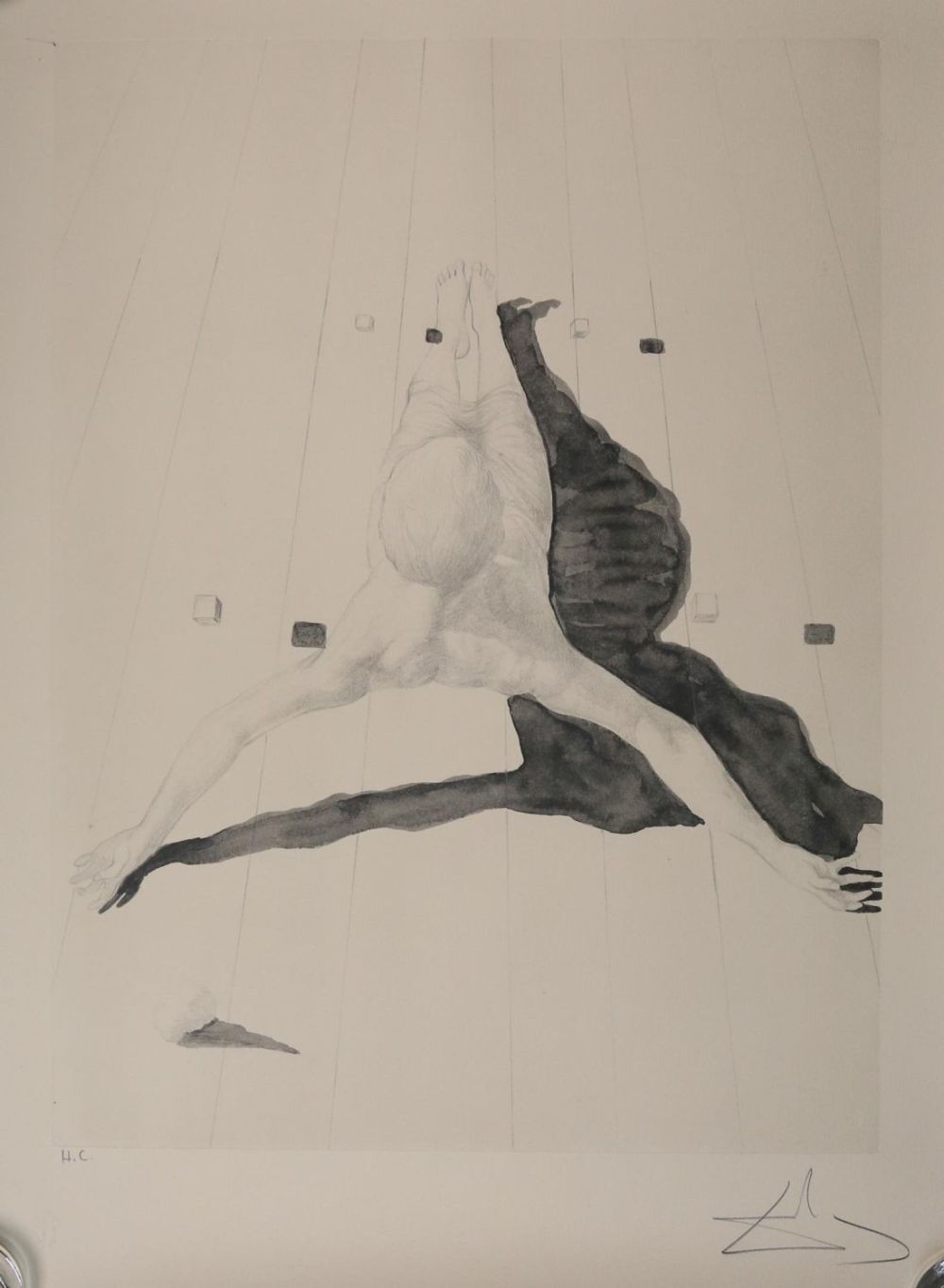 Lot 188: Tony Tetro After Salvador Dali Etching Le Christ