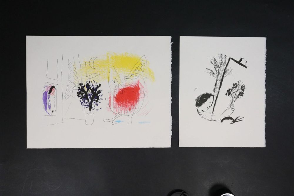 Lot 256: 2 Lithographs After Marc Chagall