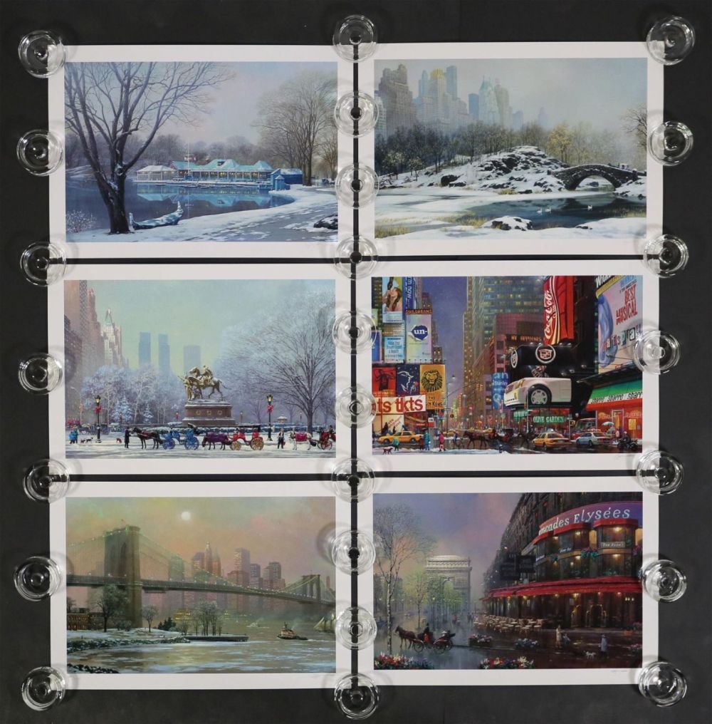Lot 262: 6 Alexander Chen Seriolithographs NYC & Paris