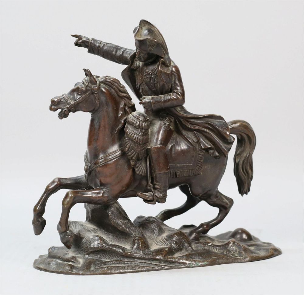 Lot 272: Napoleon Crossing the Alps Bronze
