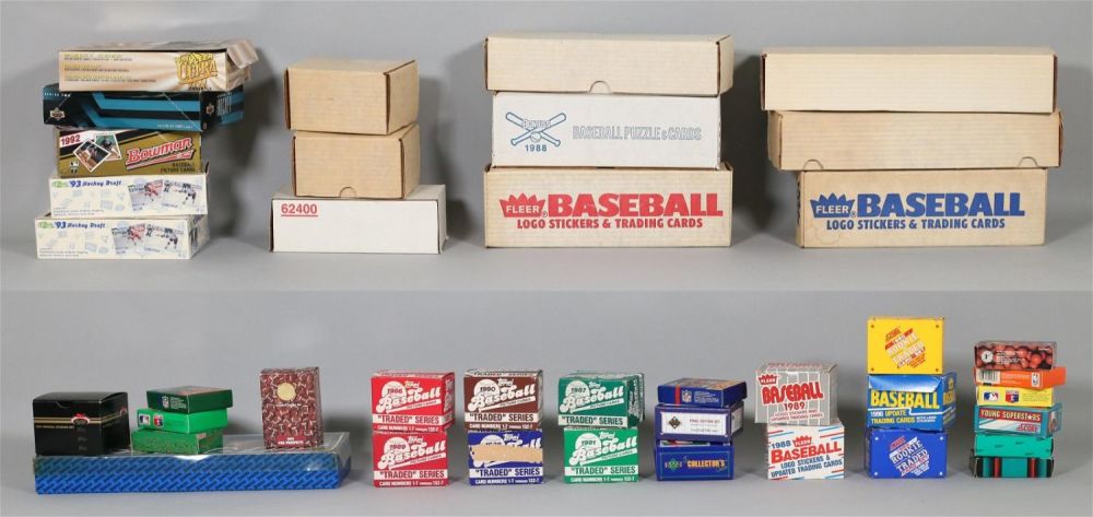 Lot 282: Baseball Football Basketball Hockey Cards