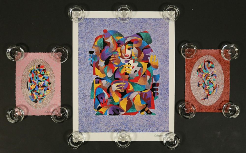 Lot 290: 3 Anatole Krasnyansky Serigraphs & Print