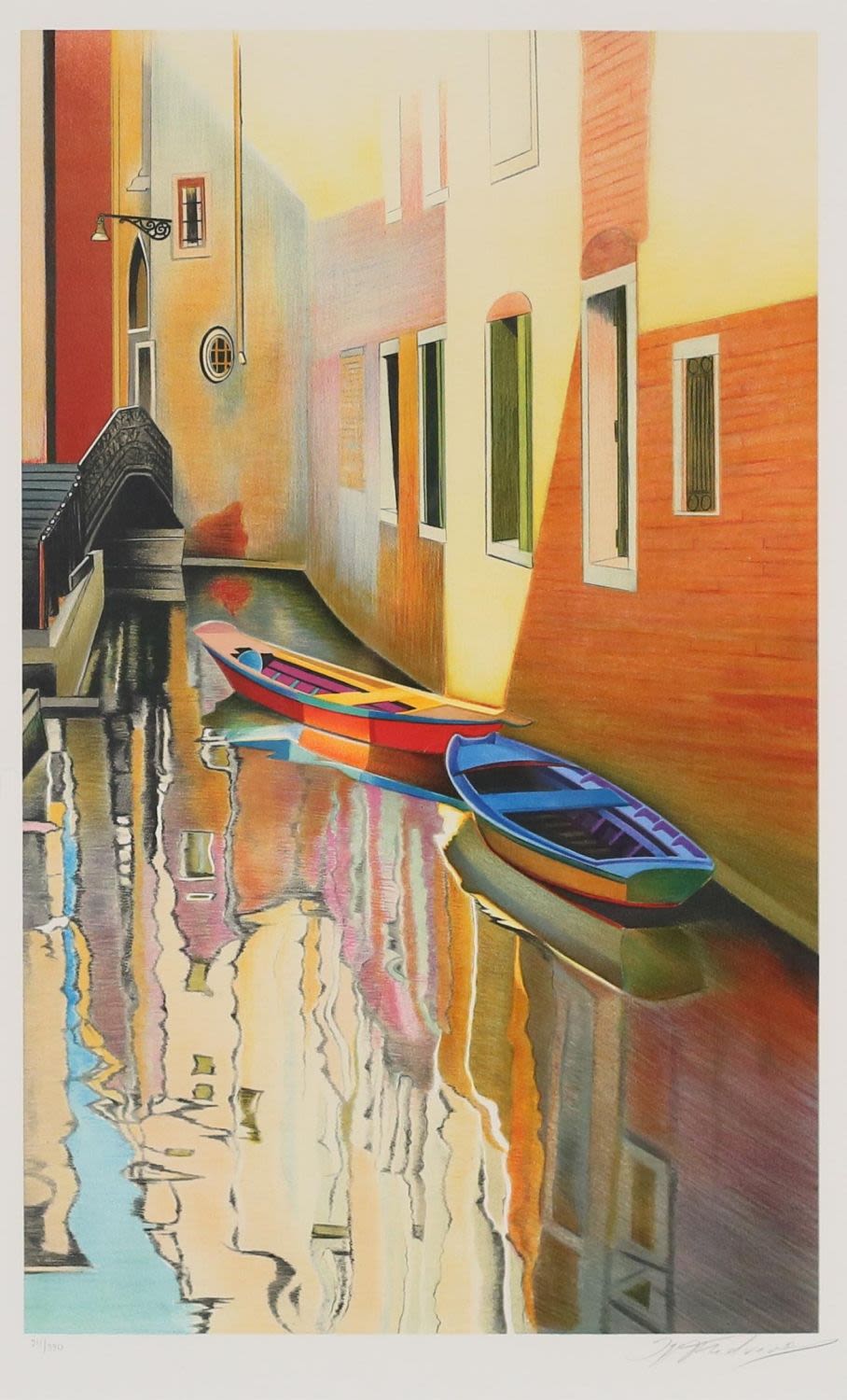 Lot 293: Igor Medvedev Lithograph Venice