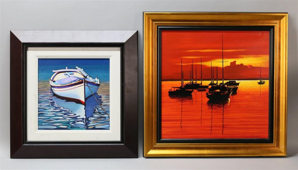 Lot 294: 2 Igor Medvedev Serigraphs on Canvas