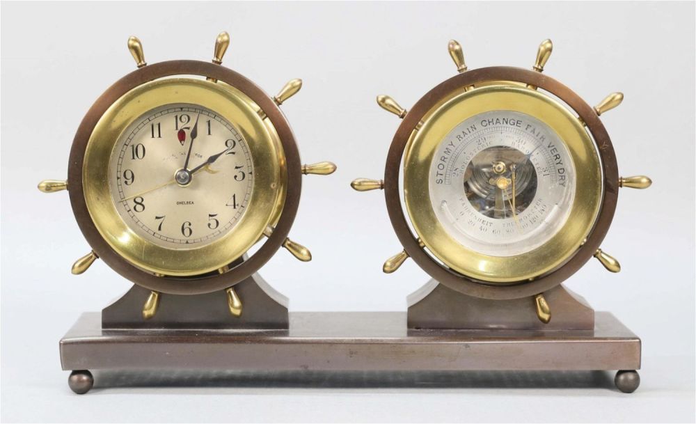 Lot 342: Chelsea Desk Set Clock & Weather Station