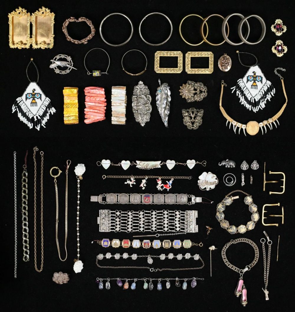 Lot 244: Grouping of Jewelry and Accessories