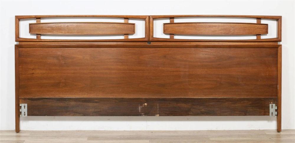 Lot 202: Kent Coffey Style Mid Century Modern Headboard