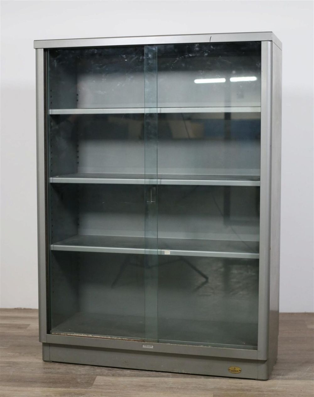 Lot 320: Steelcase Commercial Metal Bookcase