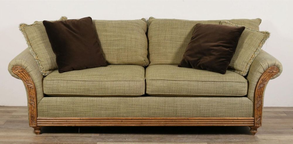 Lot 247: Tommy Bahama Style Sofa By Lexington Home Brands