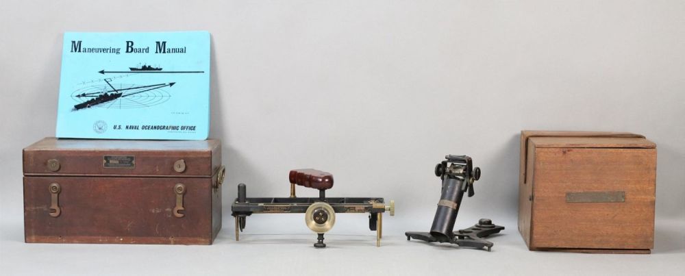 Lot 288: Kelvin Azimuth Mirror & Schick US Navy Stadimeter