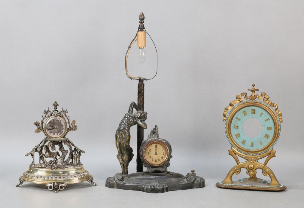 Lot 300: 3 Decorative Clocks
