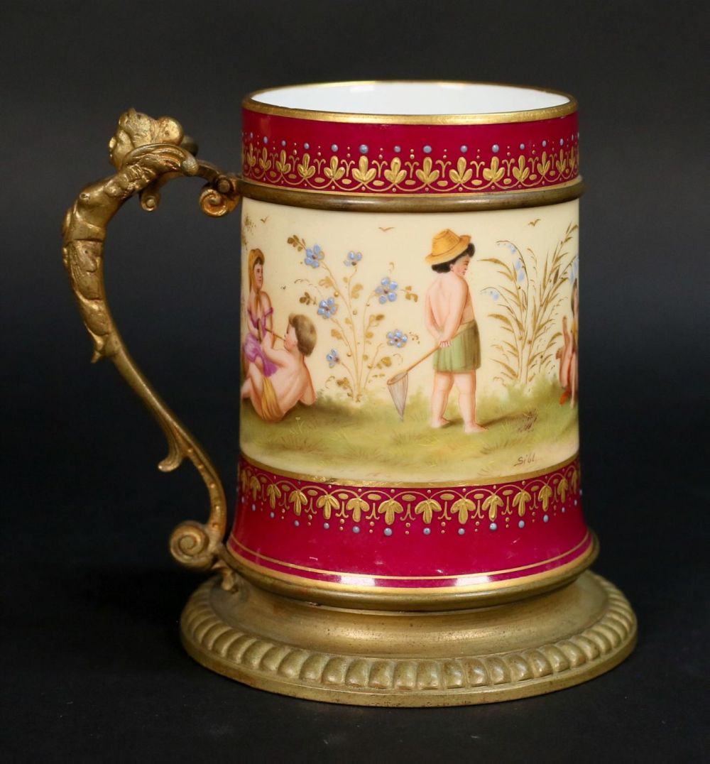 Lot 315: Vienna Style Ormolu Mounted Cup