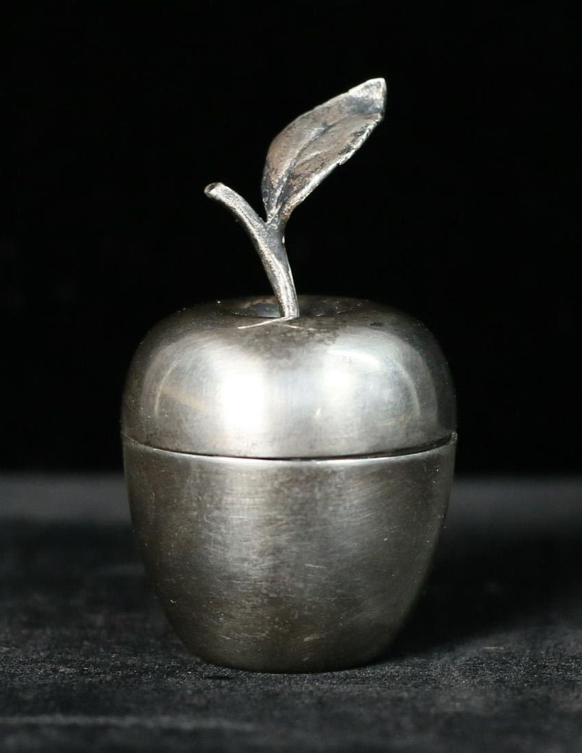 Lot 370: Tiffany & Co. Makers Sterling Apple Box