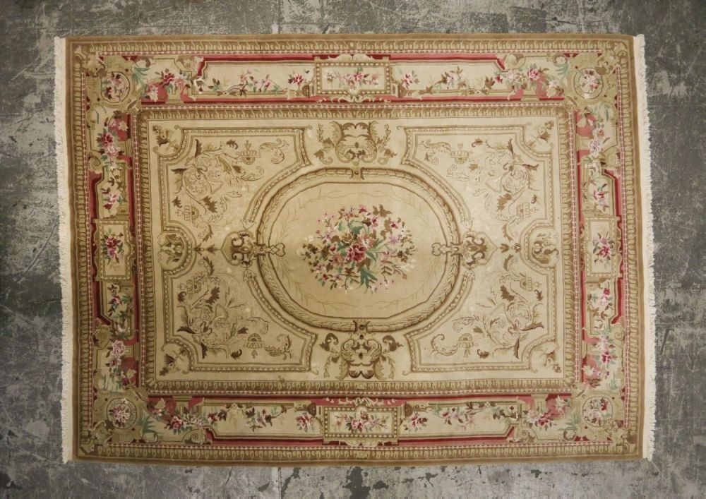 Lot 383: Floral Room Size Rug