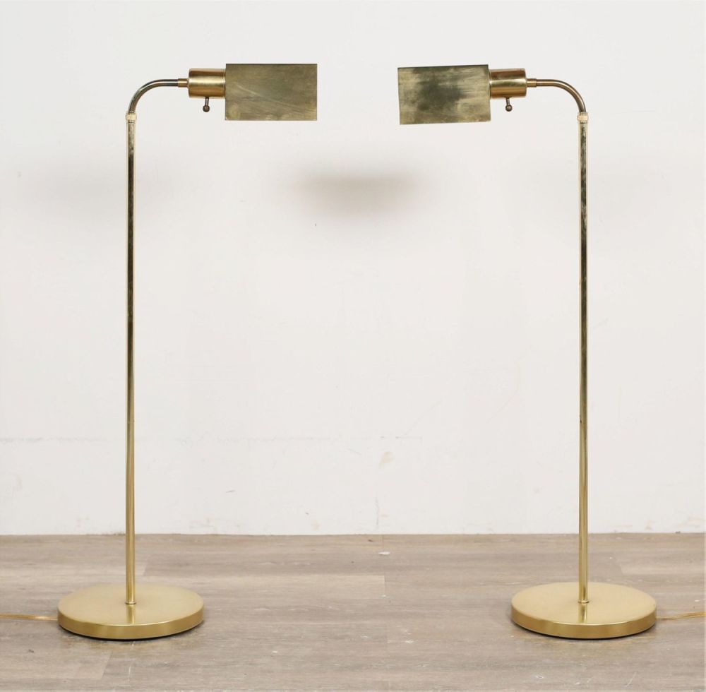 Lot 392: Pair of JPF Mendizabal Style Floor Lamps