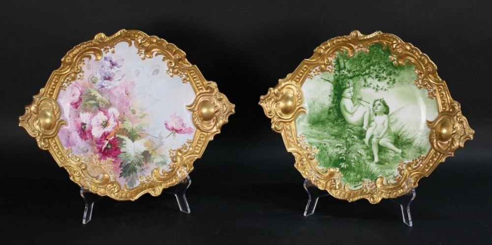 Lot 402: 2 Limoges Porcelain Plates
