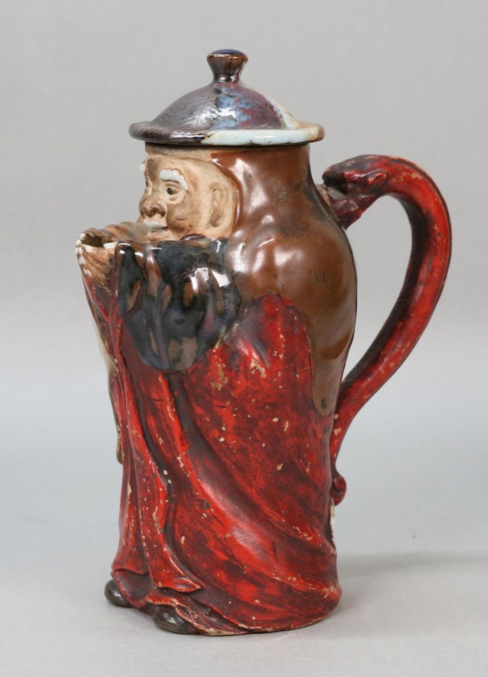Lot 406: Ryosai Sumida Pottery Toby Pitcher