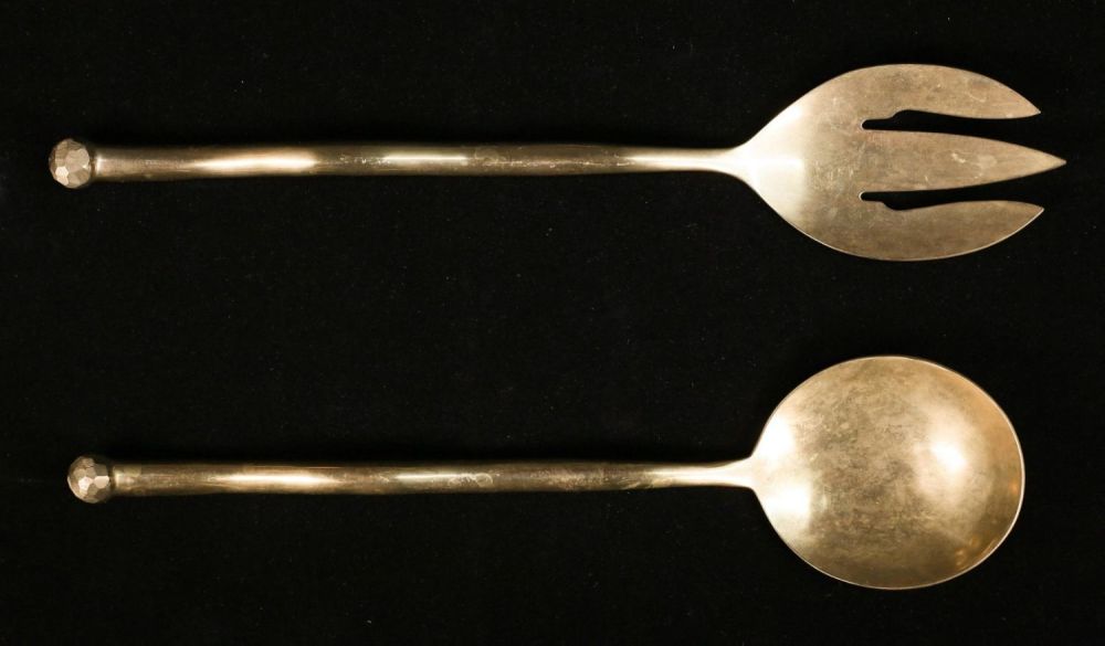 Lot 411: Izabel Lam Sphere 2 Piece Salad Set